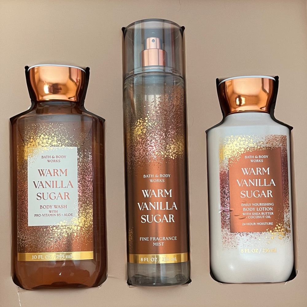 Bath & Body Works Warm Vanilla Sugar Trio
